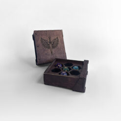 Alternative view of Jaxi: d20 Sliding Dice Storage Box