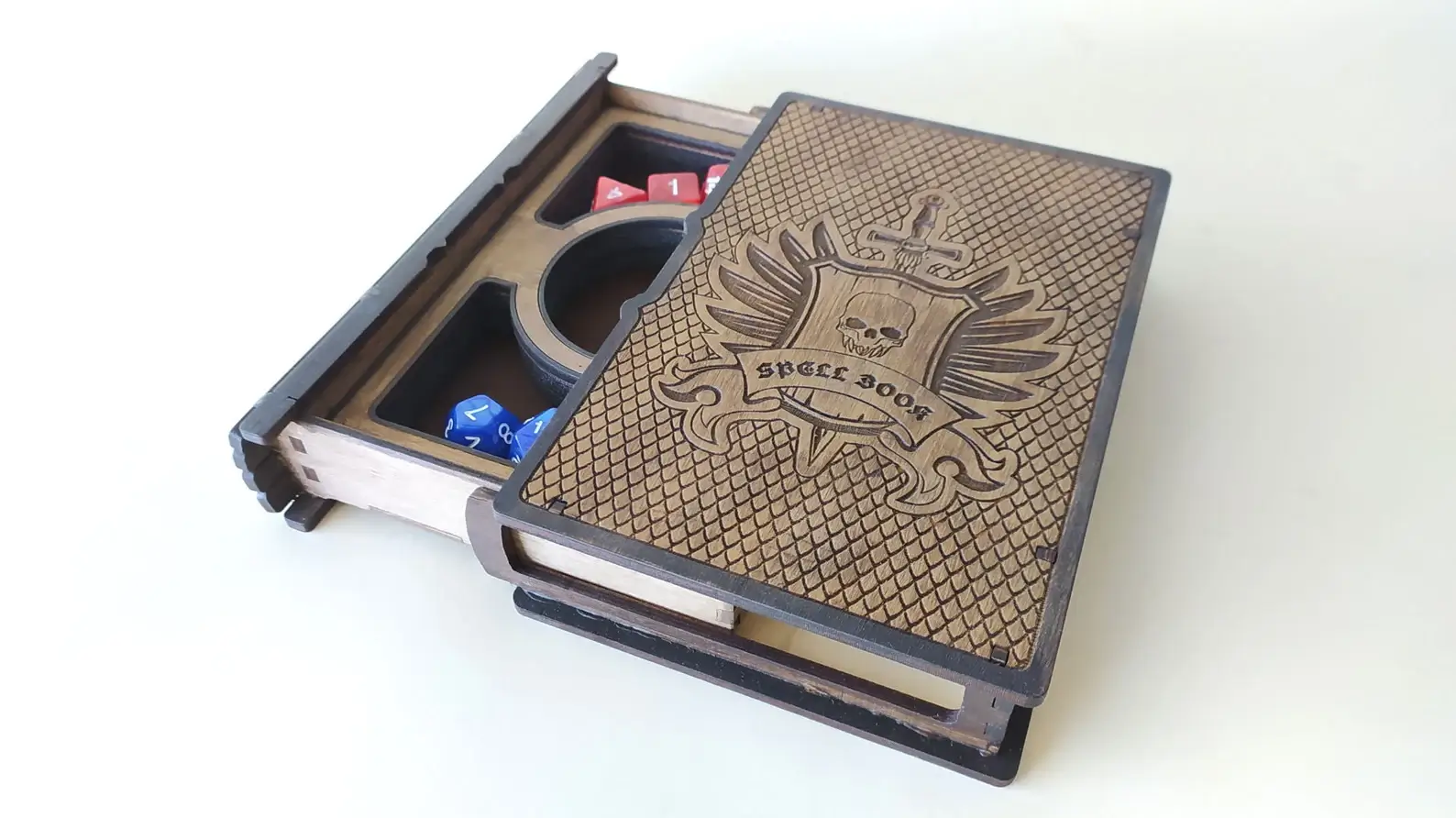 Gimly: Sliding Dice Storage + Tray